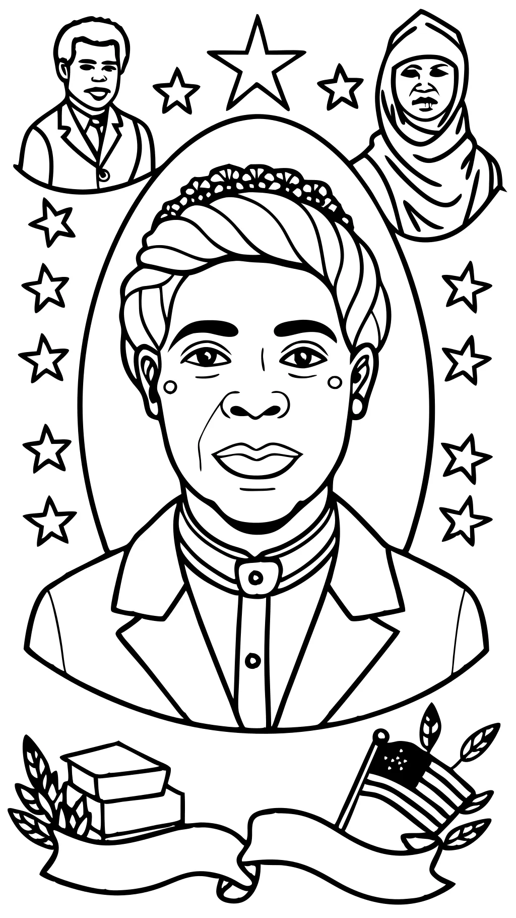 free printable black history month coloring pages